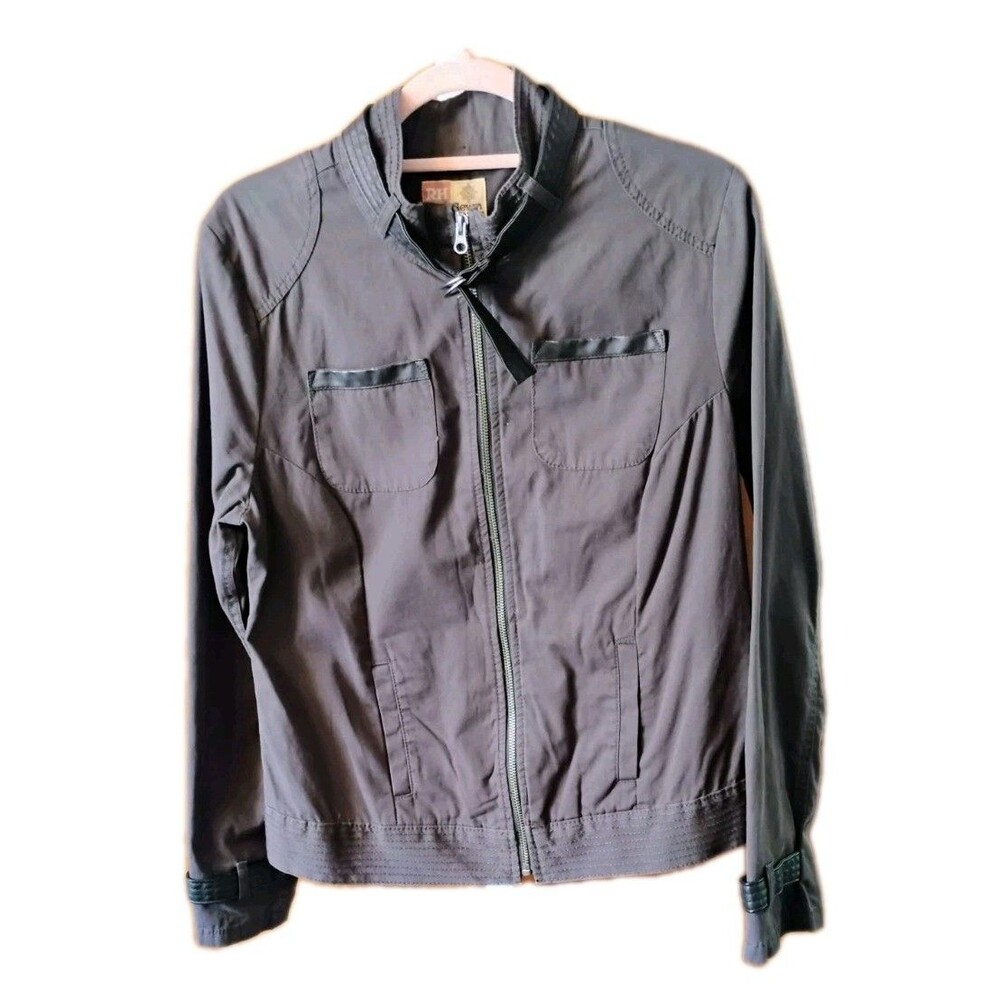 Ruff Hewn‎ NWOT Women's Black Jacket With Strap Accents, Size M